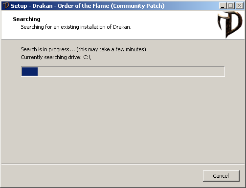 Installer searching.png