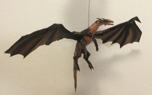 Paper model of Arokh with attached wire Paper model of Arokh with attached wire