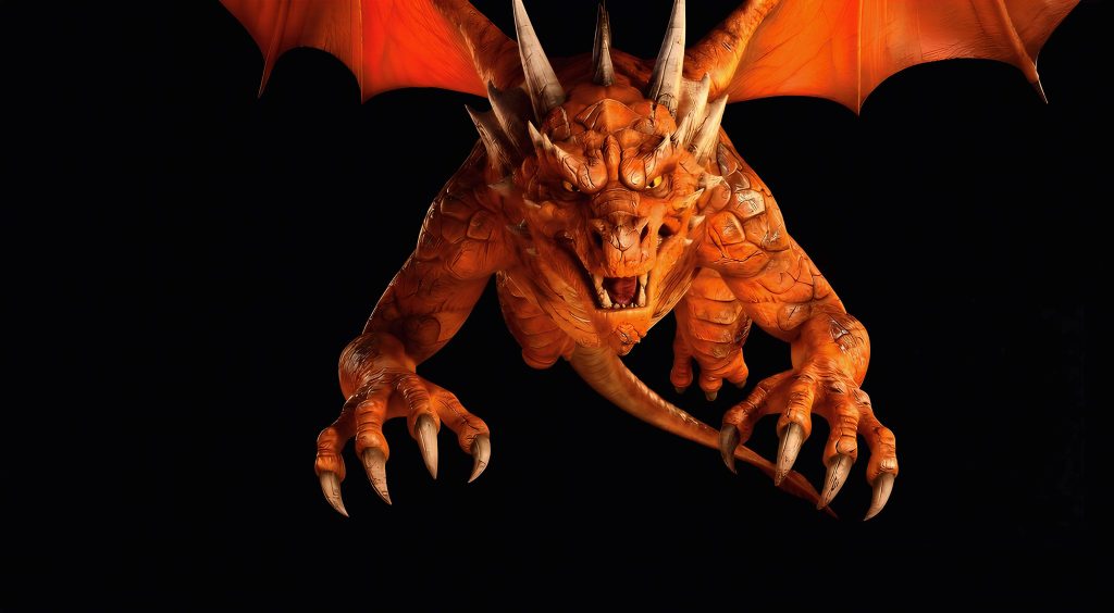 Dragon wallpaper Arokh leaping 8K 